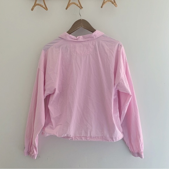 Champion Pink Women's 1/4 Zip Pullover Windbreaker Jacket - Picture 5 of 9